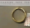六福珠宝 足金龙凤结婚对戒黄金戒指女款 计价 B01TBGR0018 约3.53克 实拍图