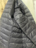 鸭鸭（YAYA）佟丽娅同款轻薄羽绒服男女同款短款休闲内胆薄款冬季保暖防寒外套 黑色-YE3C700311Y XL 实拍图