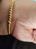 周六福古法黄金手链两世欢莲蓬手链手串足金计价A198922 约11.4g 16cm  晒单实拍图