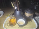 尚言坊 茶道六君子套装功夫茶具配件大全茶夹子茶勺茶针养壶笔刷茶盘刮 2天福壹品茶道组五配件 实拍图