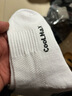 百宝力 百宝力专业网球运动袜加厚篮球足球运动棉袜羽毛球运动袜 白色男款中筒袜均码三双 实拍图