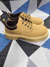 昌祥回力休闲鞋男鞋子男士秋冬季透气工装鞋百搭劳保鞋男大头皮鞋马丁鞋靴 MD-MD02黄棕 41 实拍图