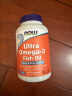 诺奥(NOW Foods)深海鱼油75%软胶囊ultra超级鱼油omega3中老年大人欧米伽180粒家庭装 实拍图