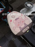 万仕龙电动车座套坐垫套新国标防水防晒四季通用爱玛雅迪电瓶自行车夏季隔热套 【圆头皮革前座】-画画熊 实拍图