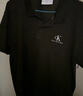 Calvin KleinJeans夏季男士商务休闲通勤ck翻领字母印花透气短袖T恤POLO衫 BEH-黑色 M （建议130-150斤） 实拍图