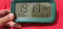 康巴丝(Compas) 多功能电子闹钟学生背光电子时钟节日礼物 8208 墨绿色 实拍图
