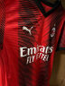 彪马（PUMA）官方 夏季新款男子AC米兰球迷版球衣足球短袖T恤 ACM HOME 770383 红色-黑色-01 M(175/96A) 晒单实拍图