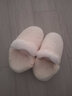 卡帝乐鳄鱼棉拖鞋女冬季保暖月子鞋加绒棉鞋子 女 0603 杏色 38-39 实拍图