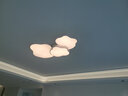 蒂凡尼亚客厅灯大灯2024现代简约云朵吸顶灯led灯中山灯具套餐三室两厅 套餐21 两室一厅 小户三件搭配, 实拍图