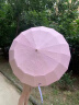 RAINLITE16骨双龙骨彩胶防晒雨伞女晴雨两用折叠伞防紫外线抗风便携遮阳伞 芋泥椰奶-16根双龙骨-彩胶防晒 实拍图