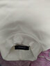真维斯（JEANSWEST）打底衫女加绒长袖t恤女装半高领秋冬新款上衣服修身保暖内搭加厚 白色 小幸运笑脸棕_K_左领角 L 实拍图