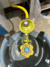 新国标液化气减压阀煤气罐阀门防爆低压家用自闭0.6煤气阀自锁 0.6国标减压阀【带管卡垫子】 实拍图