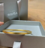 莱绅通灵克拉恋人黄金足金手镯古法福镯三金礼物金镯子生日礼物 54圈口约10g按实收克重多退少补 实拍图