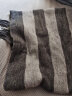 目丸围巾男秋冬季生日礼物韩版男士围巾毛线百搭学生针织围脖女网红潮 黑灰色 实拍图