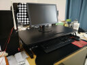 毕亚兹 站立办公升降台 台式电脑桌工作台显示器增高可调节升降支架家用可折叠桌 实拍图