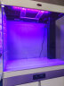 汉霸超白玻璃鱼缸 生态底滤循环系统 鱼缸客厅 家用智能懒人 水族箱 银+白 靠墙款0.8米长x36cm宽x75cm+71cm高 实拍图