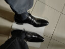 REGAL丽格日本品牌皮鞋男日本制MCKAY制法男士皮鞋三接头皮鞋男011R B(黑色) 41 晒单实拍图