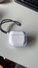 耳机保护壳 适用苹果AirPods pro保护套AirPods无线蓝牙耳机套透明保护壳TPU防摔晶透软壳 Airpods3代+Incase挂绳 实拍图