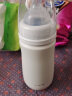 小比咔婴儿保温奶瓶两用宝宝宽口径316不锈钢吸管奶瓶新生儿保暖奶壶 白色240ml 1瓶4用 实拍图