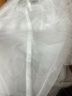 雅鹿学生蚊帐宿舍简约纯色上铺下铺单人床双人家用0.9米床帘防摔防蚊 纯白【带挂钩*2+绳子*2】 100*190cm【适用1.0m床】 实拍图