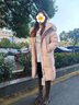 雅鹿设计师款官方大牌羽绒服女冬季2025新款长款高端狐狸毛领外套 皮粉 M 【建议110-125斤】 实拍图