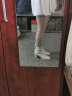 达芙妮（DAPHNE）短靴女单靴秋季法式2023新款粗跟中跟英伦风百搭品牌女靴子 米白色 37标准码 实拍图