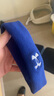 安德玛（Under Armour）运动发带男女篮球跑步装备瑜伽健身吸汗头巾止汗带头戴导汗带蓝色 实拍图