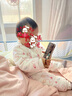 童泰宝宝套装秋冬季纯棉婴儿夹棉衣服儿童对开上衣高腰护肚裤子 粉色 80 cm 实拍图