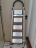 稳纳梯子 家用折叠梯人字梯室内登高合梯搬家楼梯爬梯五步铝梯6215S 实拍图