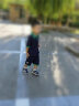 大嘴猴（paul frank）儿童套装2023夏季男童女童时尚休闲百搭简约套装 49藏青色 130 实拍图