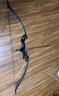 HUWAIREN弓箭反曲弓箭成人竞技比赛复合弓滑轮弓射箭装备美猎弓箭射击户外 黑鹰反曲弓 新手练习套餐 55磅 实拍图