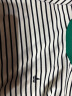 Navigare意大利小帆船短袖针织衫女士2024春季新款内搭短T恤时尚条纹上衣 科技白/绿 L 晒单实拍图