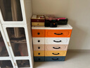 纳份爱特大号加厚抽屉式收纳柜子塑料宝宝衣柜儿童玩具整理箱衣物储物柜 巨大款75宽摩登色【升级加大】 五层 实拍图