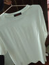 安踏（ANTA）多彩T | 短袖T恤男女夏季圆领上衣情侣同款吸湿排汗宽松休闲短T 【经典logo】亚麻灰8103-12 2XL 男185/女180 实拍图