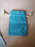别颖（ROMANZO）棉麻布袋子小杯袋首饰包收纳袋束口袋抽绳手工锦囊文玩袋盘珠袋 湖蓝色 10*14厘米【5个装】 实拍图