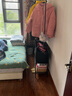 唯良 多功能衣帽架落地卧室挂衣架床边换衣服架门口挂包转角置物架 3层90cm黑色【加长布套款】 实拍图