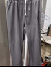 Foss Phil裤子男士秋季宽松百搭垂感休闲长裤简约刺绣直筒裤FPK22深灰3XL 实拍图