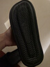 IQGD居家拖鞋男女室内室外浴室防滑轻盈便携柔软静音回弹漏水凉拖鞋夏 条纹漏水拖-黑色 42-43 实拍图