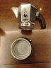 比乐蒂（Bialetti） 摩卡壶双阀手冲咖啡壶意大利进口高压特浓意式咖啡机brikka壶 双阀4杯份+4.0电陶炉（雅致银） 170ml 实拍图