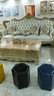 梦美斯宣 沙发 欧式全实木真皮沙发奢华香槟金客厅家具大户型123沙发 7918 1+2+3组合 实拍图