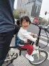c11自行车前置儿童安全座椅代驾电动车宝宝座椅山地车单车宝宝小孩前坐椅电动折叠车婴儿座黑色 实拍图