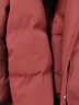 雪中飞女士长款户外防风暖羽绒服冬季潮流连帽羽绒衣简约大方厚外套 红色 170/92A 晒单实拍图