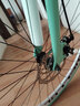ICOLOUR死飞自行车男实心胎活飞双碟刹轻便公路赛网红成年学生成人女单车 60刀碟刹比安奇 26寸【适合165-185cm】 实拍图