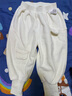 巴拉巴拉童装宝宝裤子儿童长裤婴儿2025冬装男童女童运动裤摇粒绒加厚时尚 奶白 100 实拍图