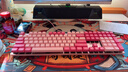 CHERRY樱桃 KC200机械键盘办公游戏两用电脑键盘机械 粉色拼色客制化键盘PBT键帽有线键盘茶轴108键 实拍图