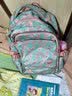 卡拉羊小学生中学生书包女减负双肩包旅行背包校园风小清新防水减负 粉色柠檬 缩小版 实拍图