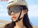 搏仕德（Boshide）骑行墨镜防护男款登山眼镜滑雪镜自行车护目眼镜女户外 黑框灰片 实拍图