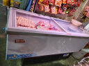 妮雪商用展示冷柜岛柜卧式点菜冰柜大容量展示冰柜纯铜管制冷超市展示柜冰柜保鲜冰箱玻璃门 智能温控长1.6*.67*0.83米 晒单实拍图