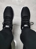 安踏运动鞋男鞋跑步鞋子男冬季皮面保暖防泼水休闲鞋轻便软底舒适跑鞋 【革面防泼水】黑/安踏白5524-2 42.5 (男) 实拍图