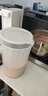 量杯带刻度奶茶店用大容量壶塑料毫升带盖量筒大量桶5000ml食品级 平面盖 3500ml 实拍图